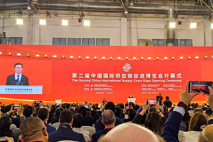 今日開(kāi)幕！PA集團(tuán)中國(guó)機(jī)器人亮相第二屆中國(guó)國(guó)際供應(yīng)鏈促進(jìn)博覽會(huì)